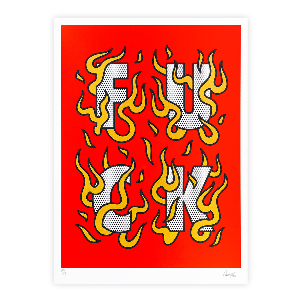 F*CK • Limited Edition Print • Red