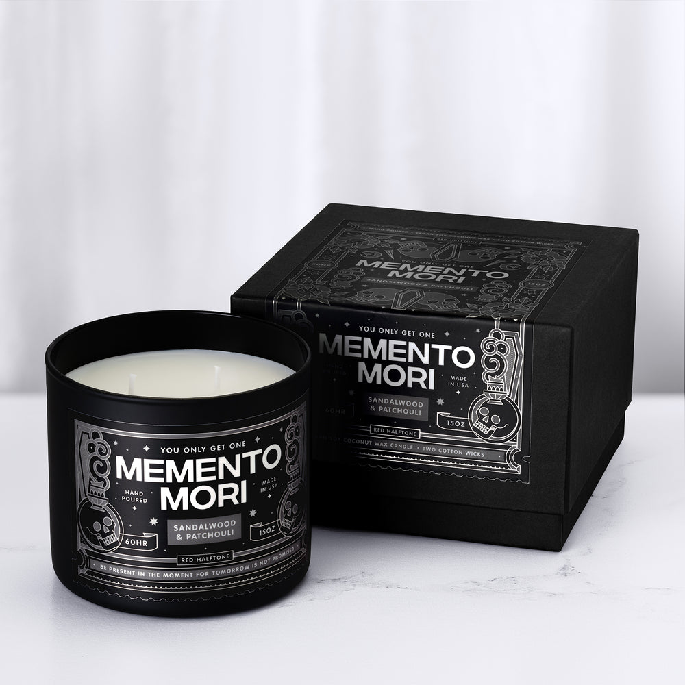 Memento Mori • Sandalwood & Patchouli Candle