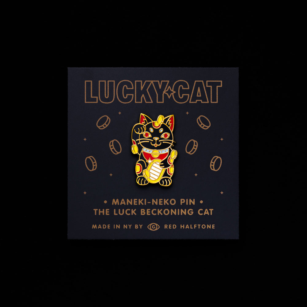 Lucky Black Cat Pin