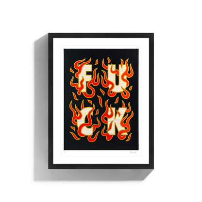 F*CK • Black • #1 • Framed