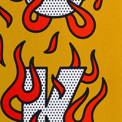 F*CK • Metallic Gold • #1 • Framed