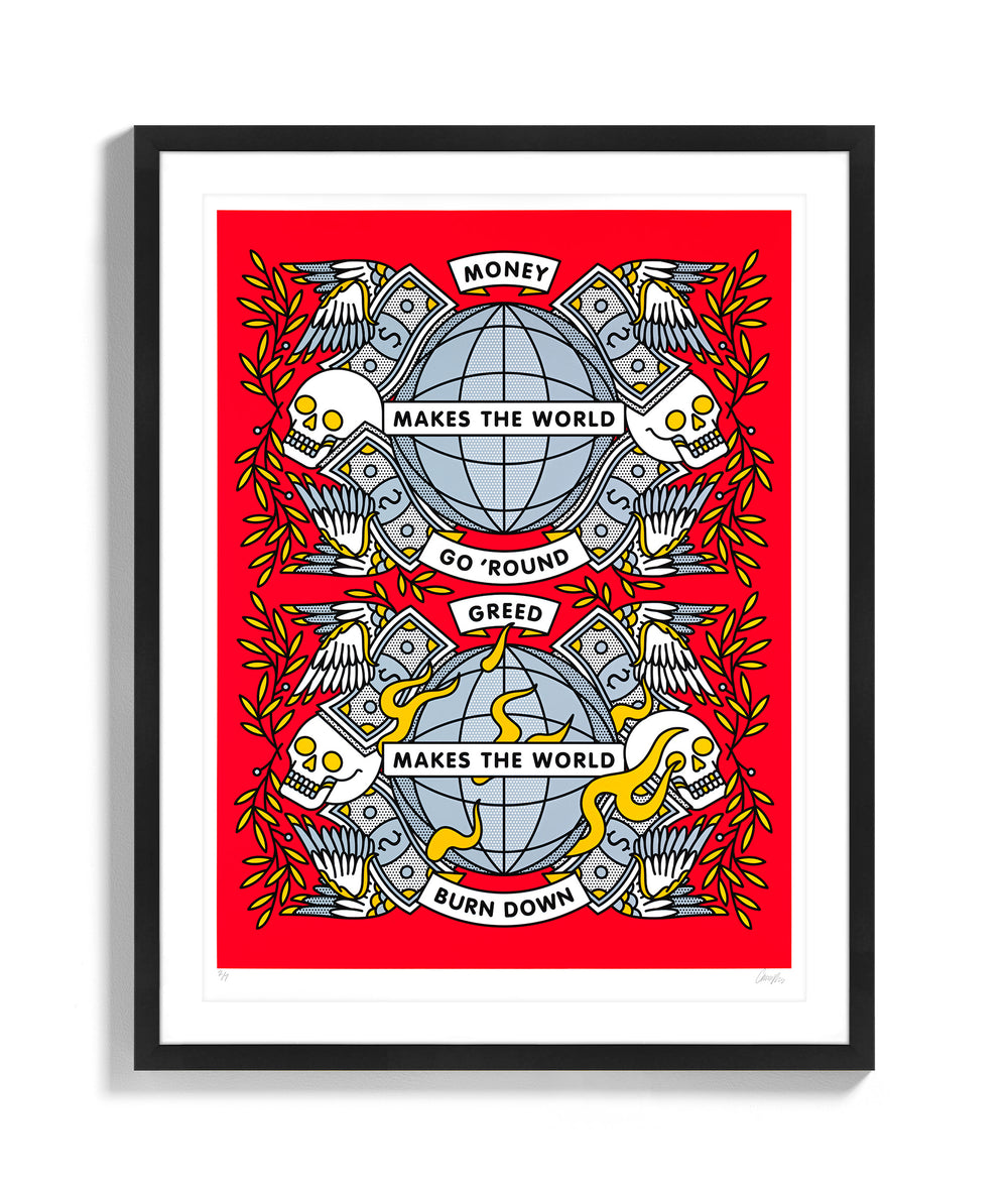 The World • Limited Edition Print • #1 • Framed