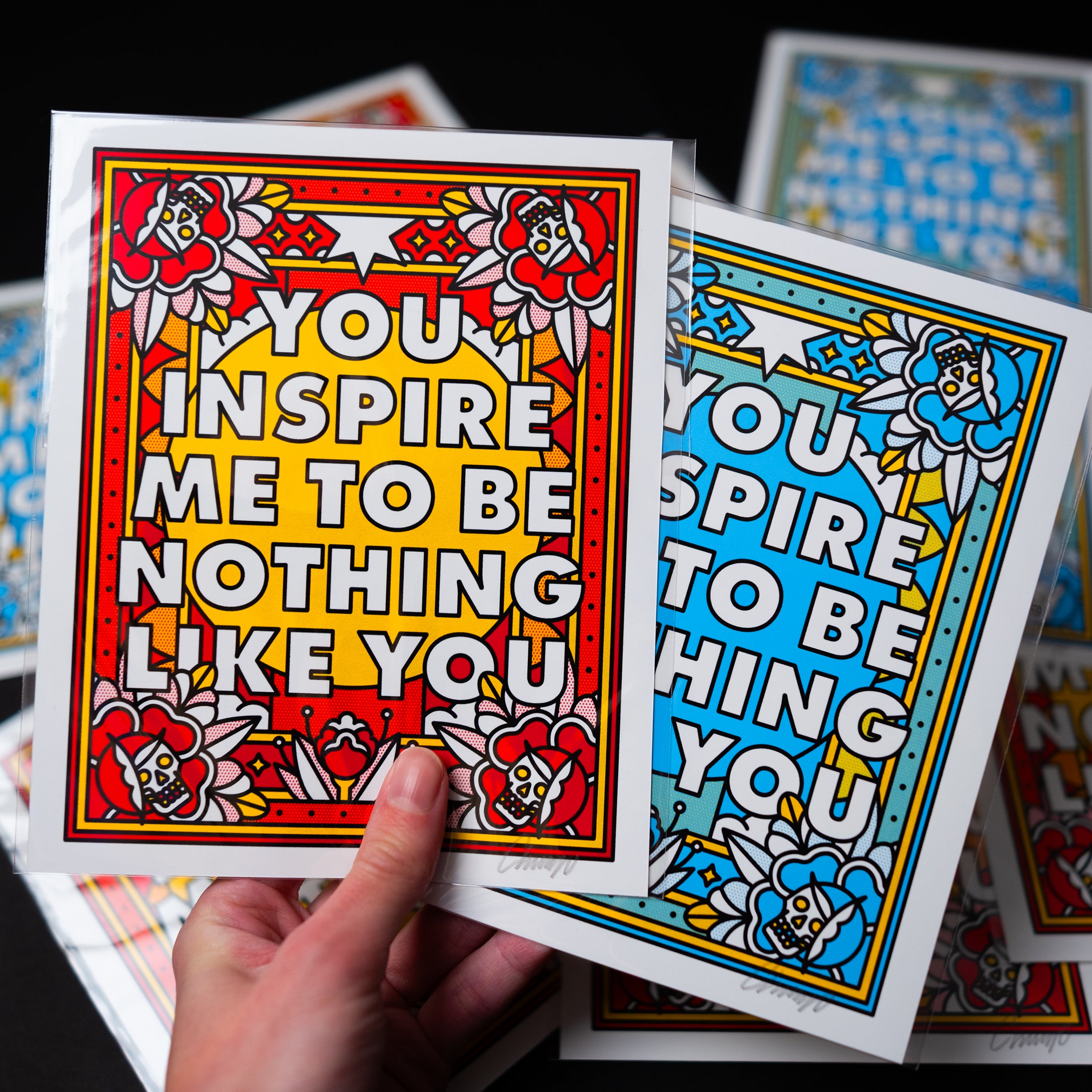Nothing Like Nothing Like You Mini Print – Red Halftone