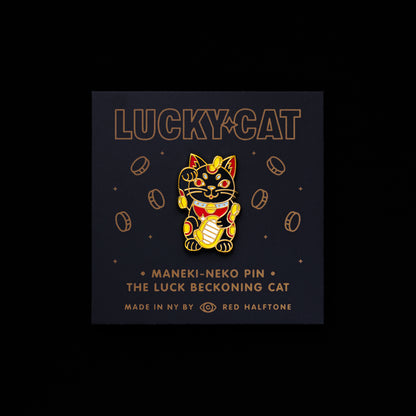Lucky Black Cat Pin