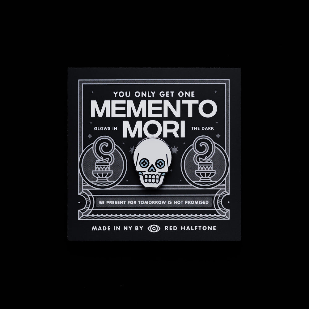Memento Mori Skull Pin